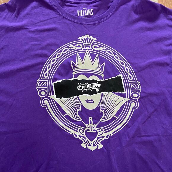 Disney Villains Evil Queen Purple X Large XL T-Shirt Loot Crate Exclusive - Picture 4 of 7